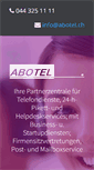 Mobile Screenshot of abotel.ch